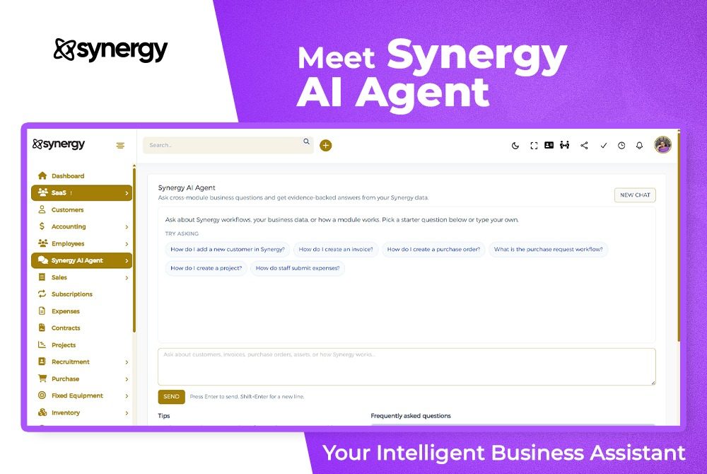 Meet Synergy AI Agent: Your Intelligent Business Assistant